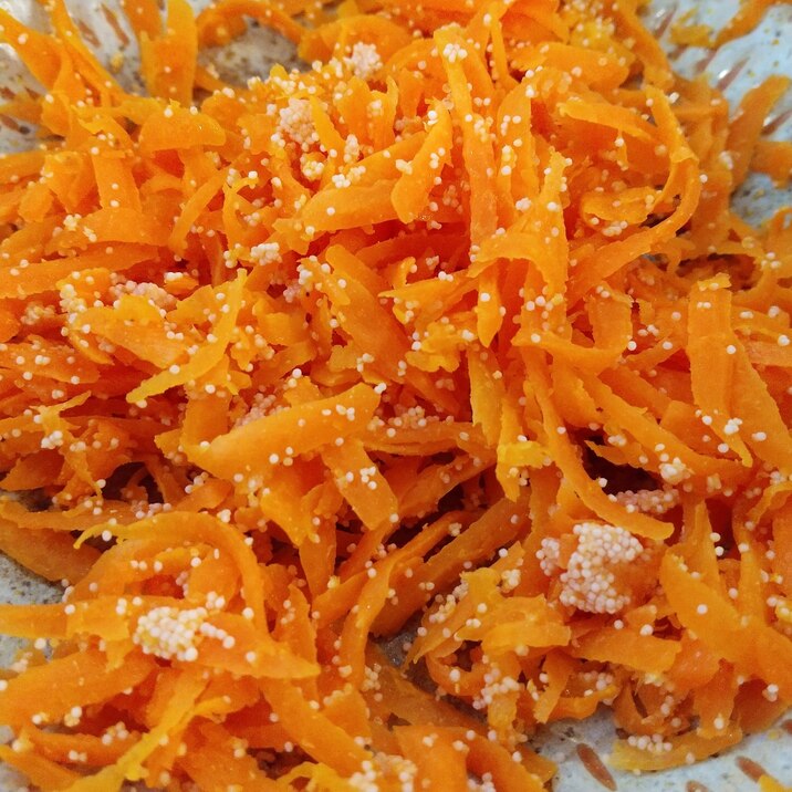 明太子にんじん~お弁当の彩り、隙間埋めに~